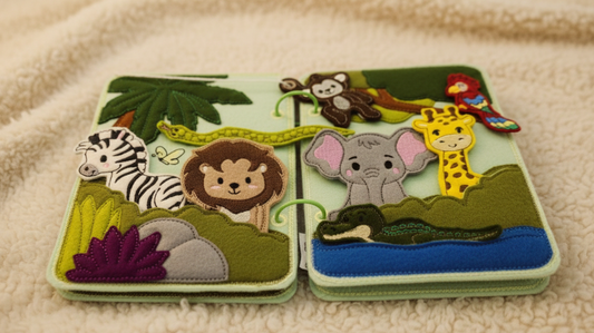 Jungle Play Book - Quite Book